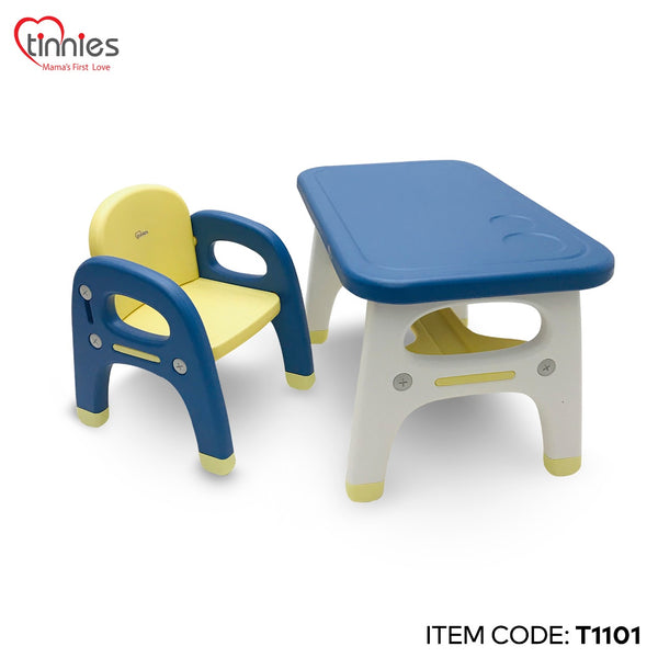 TINNIES CHILDREN TABLE SET BLUE - T1101