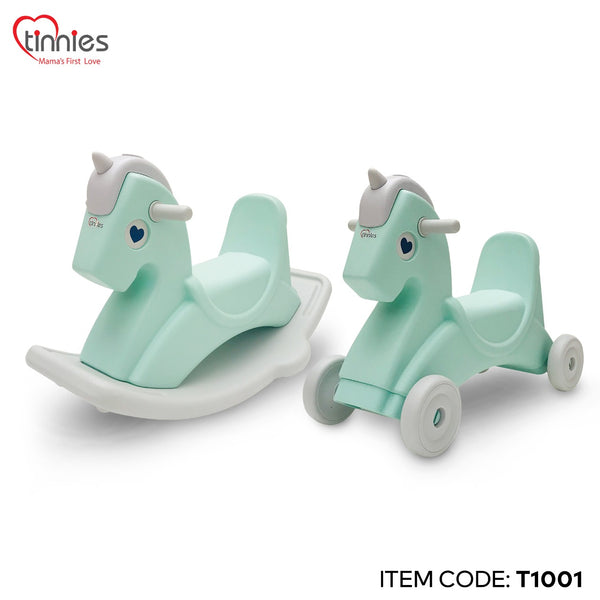 TINNIES ROCKING HORSE & PUSH CAR - T1001