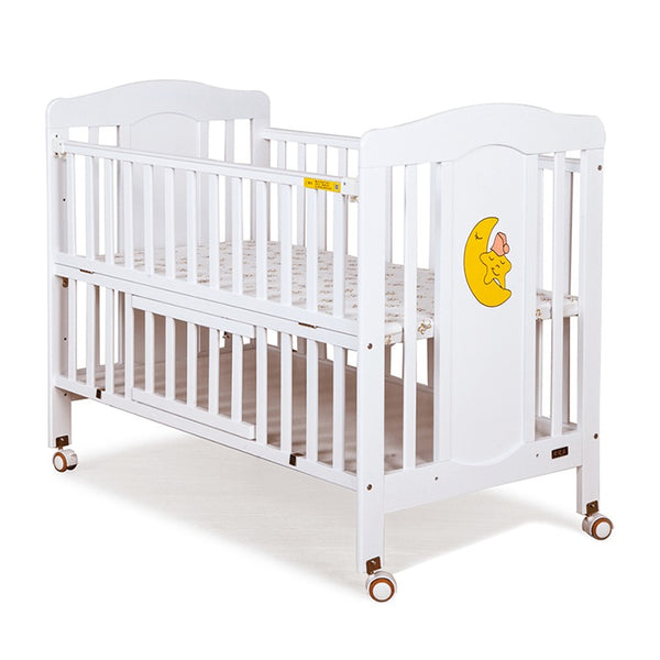 BABY WOODEN COT MOON STAR - 28627