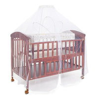 TINNIES WOODEN COT BROWN - T902