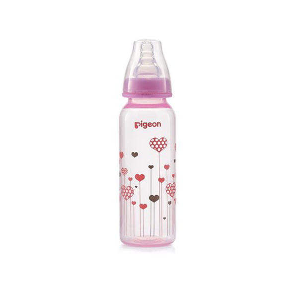 FLEXIBLE FEEDER CLEAR RPP 240 ML PINK - A79228