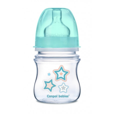 240 ml wide neck anti colic bottle- Newborn baby blue stars - 35/217