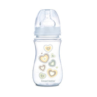 240 ml wide neck anti colic bottle Newborn baby beige hearts - 35/217
