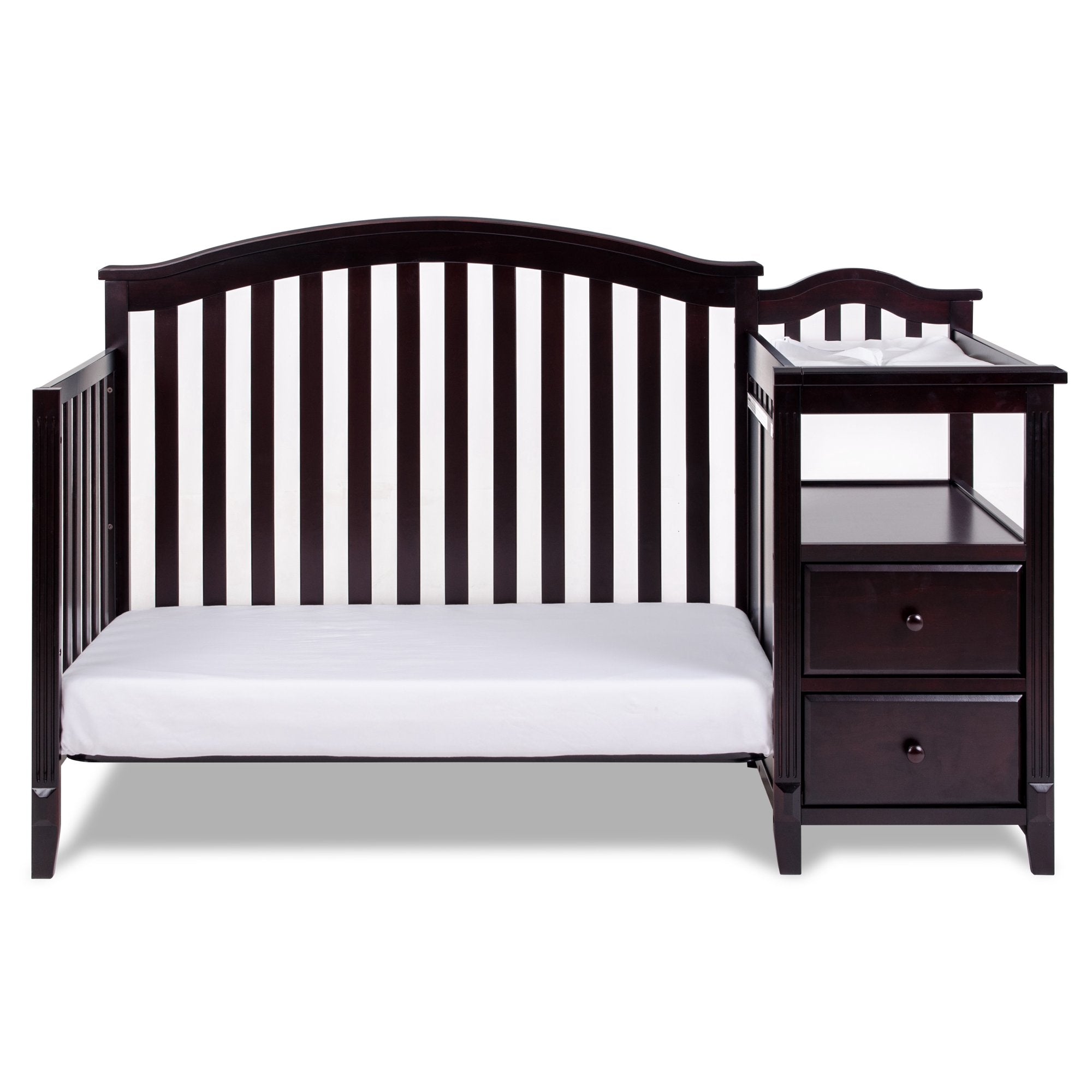 BABY WOODEN COT DLX WITH CHANGER TABLE - BC-1100-E