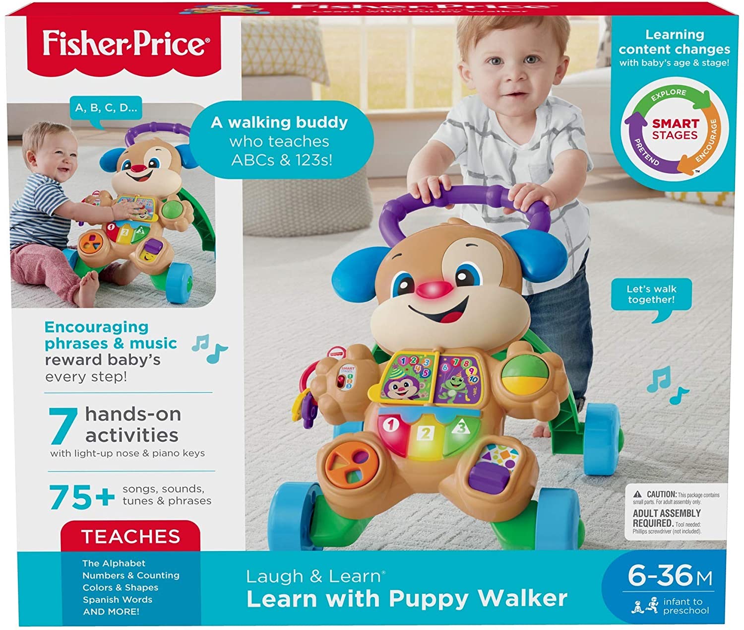 FP LAUGH&LEARN SMART STAGES WALKER - FHY95