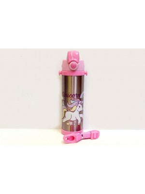 Little Pony Pink Thermal Metallic Water Bottle
