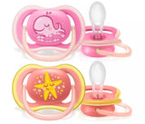 Avent Soother 6-18M Whale/Star Empeng Dot Bayi -  SCF085/04