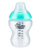 TT 422800 Closer To Nature 9oz/260ml PP Tinted Bottle (Single) - Clear Blue