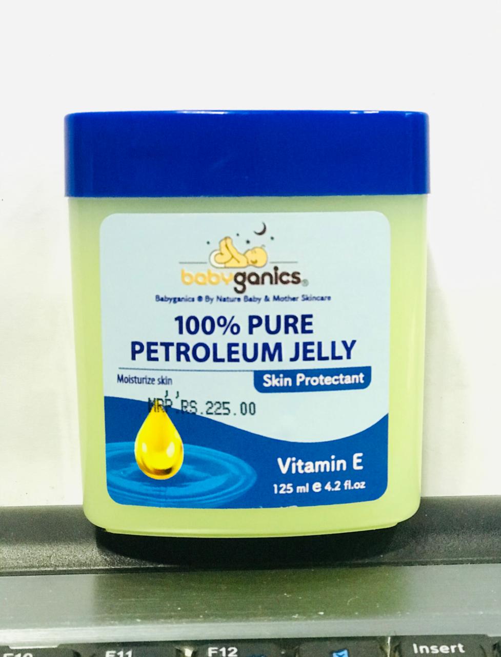 BABY GANICS 100% PURE PETROLEUM JELLY 125ml